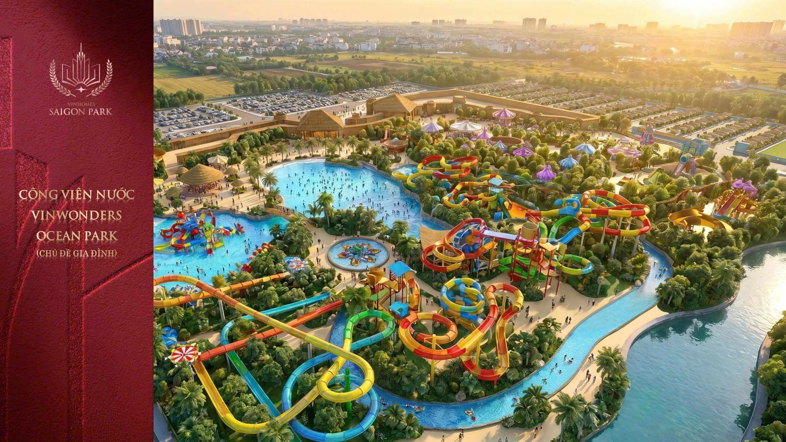 Phối cảnh phân khu Vinhomes Saigon Park Hóc Môn