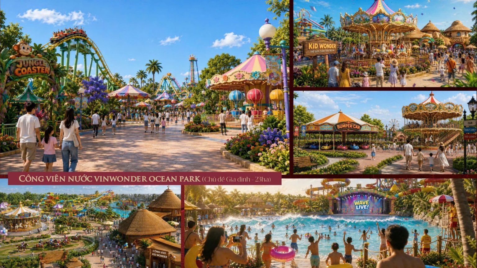 Tiện ích Vinhomes Saigon Park – phố đi bộ lễ hội