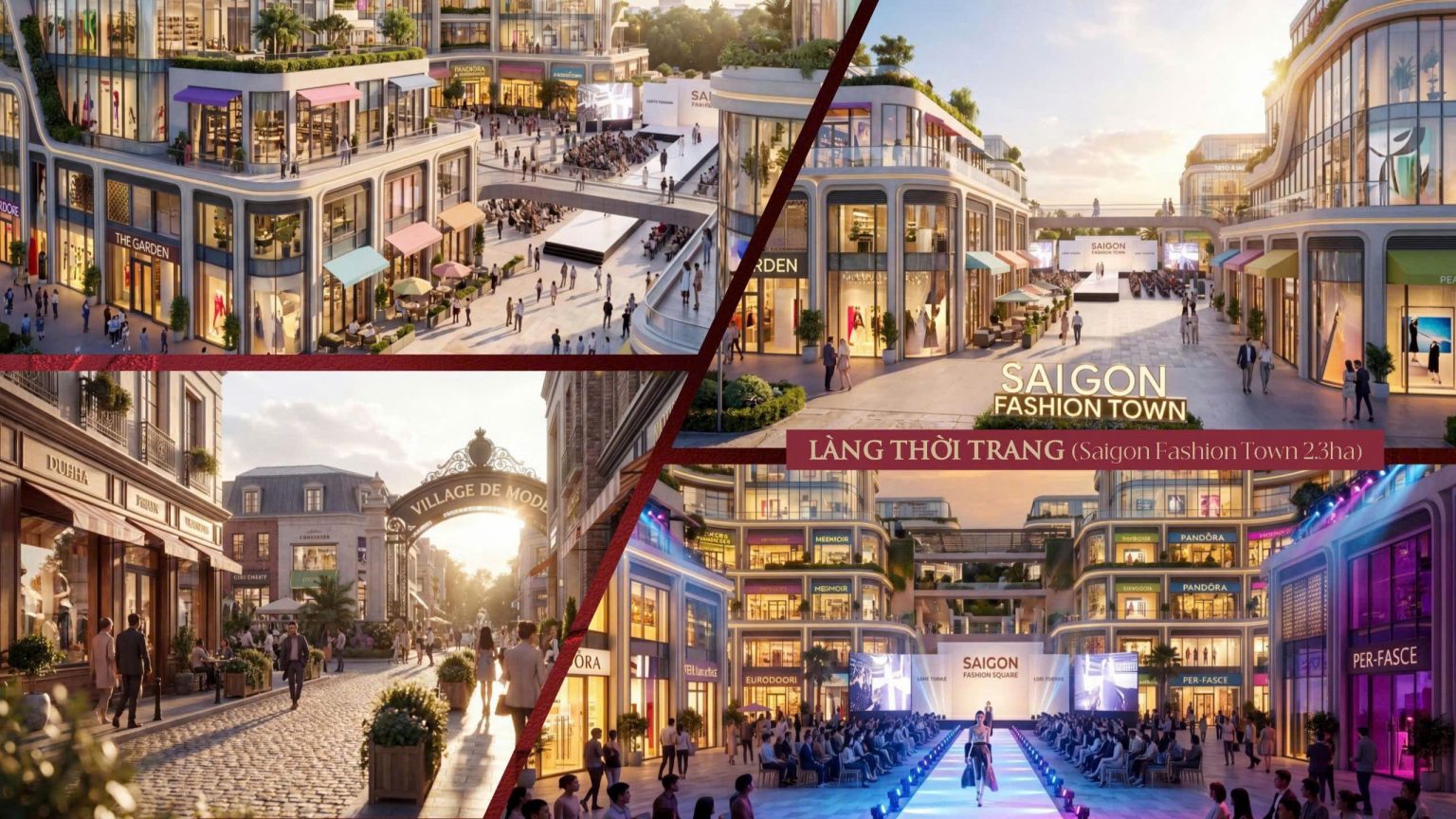 Tiện ích Vinhomes Saigon Park – phố thương mại châu Âu