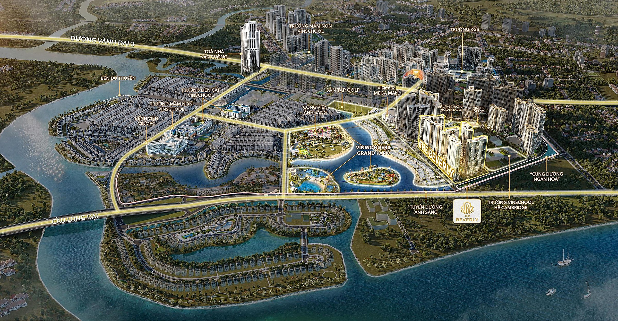 Vị trí Shop The Beverly trong Vinhomes Grand Park